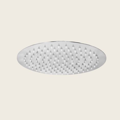 Exagonshop Soffione Doccia 25 cm tondo Slim 2 mm in Acciaio cromo