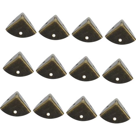 12 protège-coins décoratifs, bois, style vintage, pour caisses (1/5)