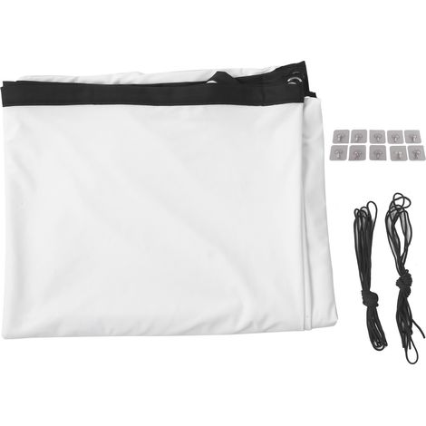Écran de Projection Portable 16:9 - 120 Pouces pour Vidéo et Cinéma en Intérieur/Extérieur (1/5)