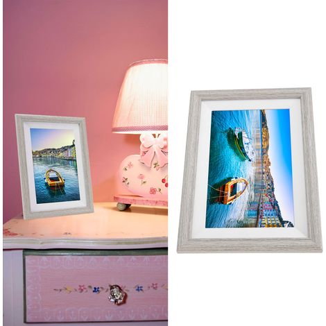 Cadre Photo Digital Blanc WiFi 10" avec Transmission Vidéo et Écran Tactile pour la Maison 100‑240V AU Plug (1/4)