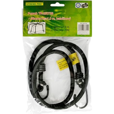 Gummispanner Strend Pro LB341, 8 mm, 1x 100 cm, mit Stahlhaken