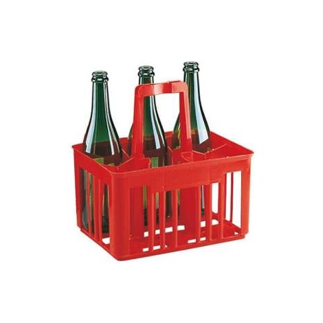 Ferrari Cestello Portabottiglie da 6 Posti Rosso 28x18 cm (1/2)