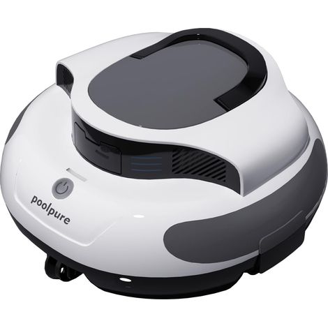 Aspirateur de piscine - Batterie de 5000 mAh - Double moteur - Indicateurs LED - Fonction auto-stationnement - IPX8 - Étanche - Robot de piscine sans fil pour piscines plates encastrées de 90 (1/5)