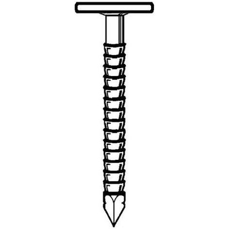 Pointe en Vrac Tête Extra Large Annelée Inox A4 - 3.1/3.4x70 mm - 1 kg - D-Work (1/2)