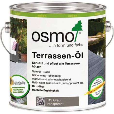 Osmo Terrassen-Öl 3,0 Ltr grau