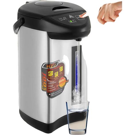 Wasserkocher, 750 W, 4 l Fassungsvermögen, 220 V, 1,2 m Kabellänge, Abmessungen 20 cm x 38 cm (1/5)