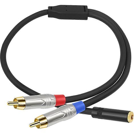 Câble audio 3,5 mm vers répartiteur en Y femelle-mâle (photo couleur) (1/5)
