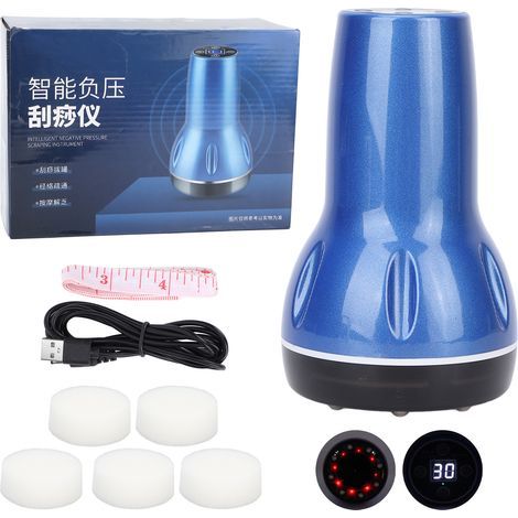 Elektrisches Gua Sha Massagegerät mit 6 einstellbaren Geschwindigkeiten, Anti-Cellulite-Sauggerät für Körper und Gesicht. (1/5)