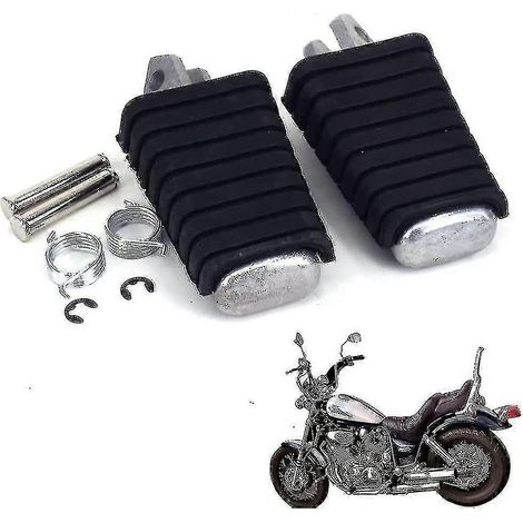Repose-pieds avant pour motos V-Star XVS650, XVS400, XV400, XV535, VMX1200, Maxim V-Max, Virago, VJ700, XJ700S, XV700, XV750, XV920, XV1100 (toutes années) (1/4)