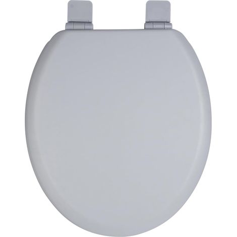 Abattant WC en bois mat – Doux au toucher et ultra lisse (sans peau d'orange), système d'abaissement automatique et fermeture rapide (Easy-Clean) – Forme en O, espacement des trous 155 mm (1/5)