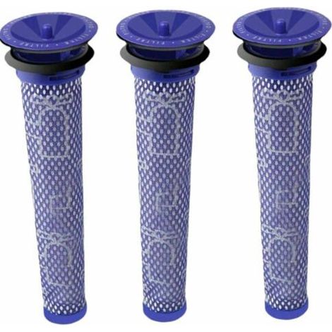 Ensemble de 3 pièces : Daisen V6 V7 V8 DC62 avec filtre HEP intégré, élément filtrant HEPA et préfiltre. (1/4)