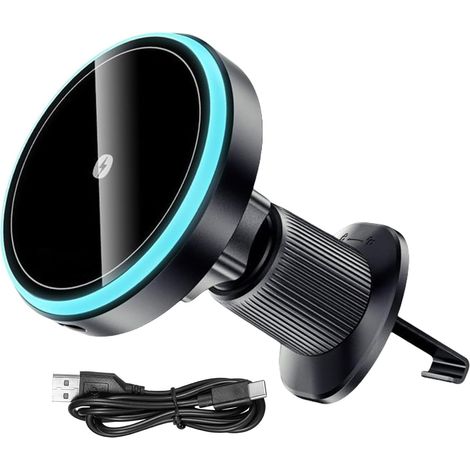 Chargeur de Voiture sans Fil Support Téléphone pour Automobile (1/5)