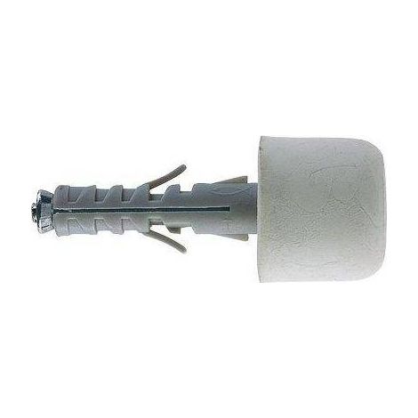 TOPE DE PASADOR CON TOPE PARA PUERTA SB 9/12 - Ø 9x40 mm - color blanco