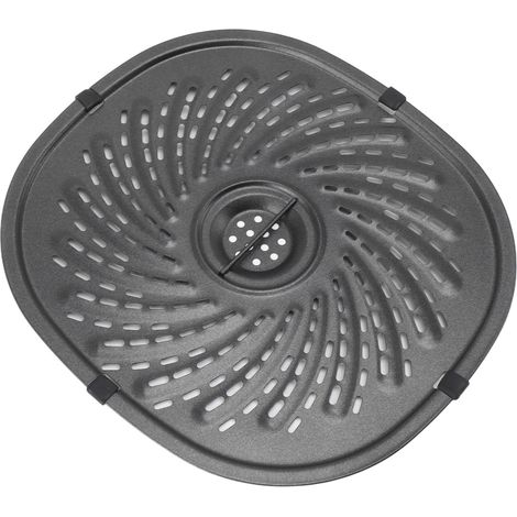 Friteuse Grille Pan de Rechange Plat Crisper Plateau Non Adhésif Grille avec Pinceau Huile Coussin Silicone (1/5)