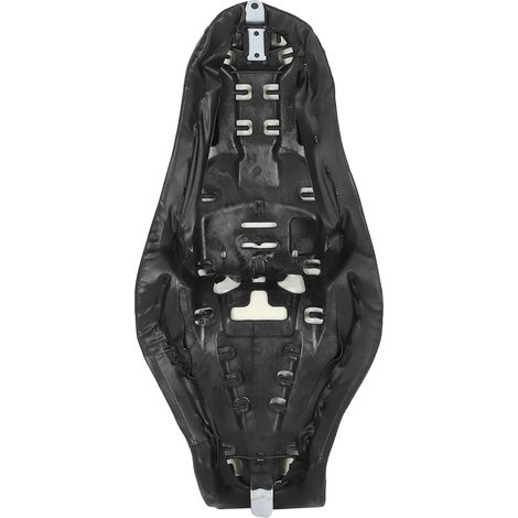 Accessoires moto : Selle monobloc conducteur et passager Harley Sportster blanche profilée à rayures (surdimensionnée) (surpoids).