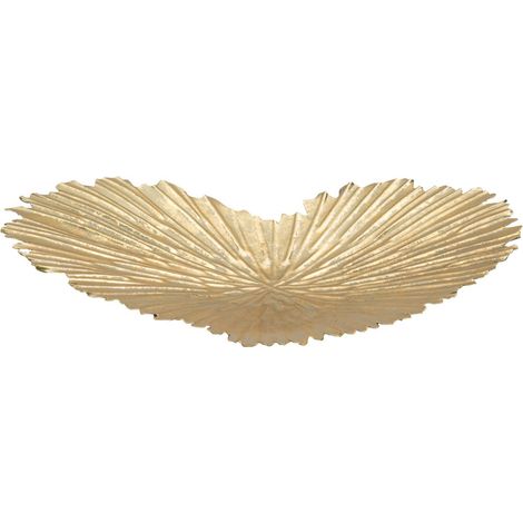 Svuotatasche a cuore in ferro dorato 29x25 cm