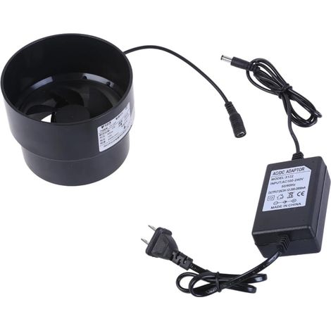 Canal vifte 110-100mm Justerbar Størrelse Baderom Kjøkken Rør Ventilator