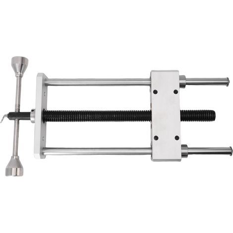 Heavy duty bench vise for woodworking - Double link, inertia force, for CNC machining and manual work (1/5)