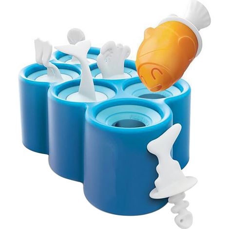 Moule à Popsicle en Forme de Poisson-Clown en Silicone - 6 Emplacements pour Glaces Maison Amusantes (1/5)