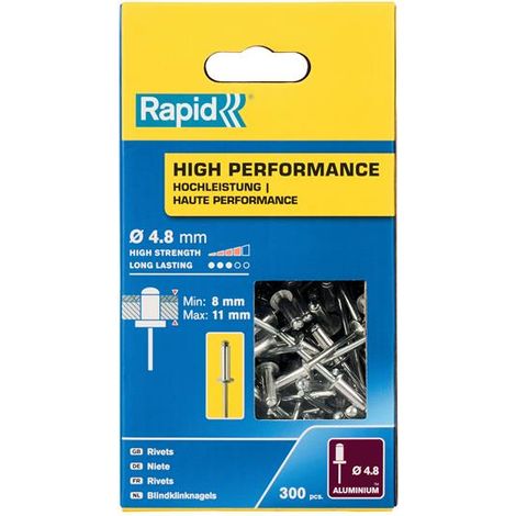 Rapid 5001437 High Performance Rivets 4.8 x 14mm (Box 300) RPD5001437