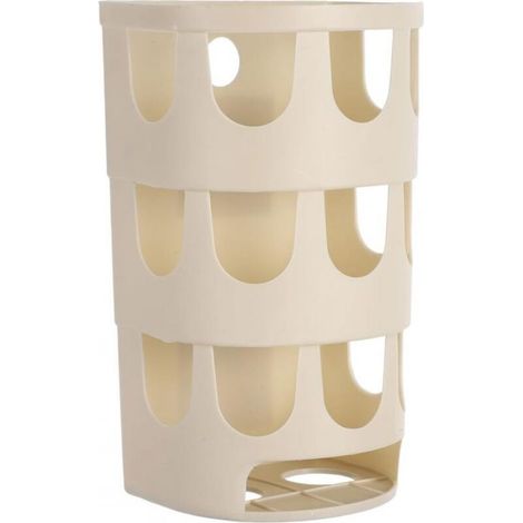 1 distributeur mural de sacs en plastique, organiseur de rangement pour sacs poubelles d'épicerie, pour cuisine, salle de bain et bureau (1/5)