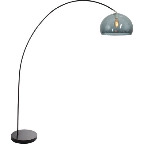Mexlite - lampada da terra - Solva - nero - plastica metallo -