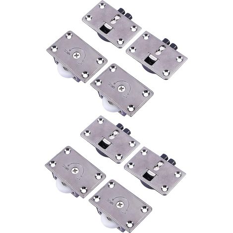 Type Roulements à Bille Coulissant Pièces Armoire Roulette Placard Porte Poulie Coulissante Diamètre 24mm Roues Roulettes (1/5)