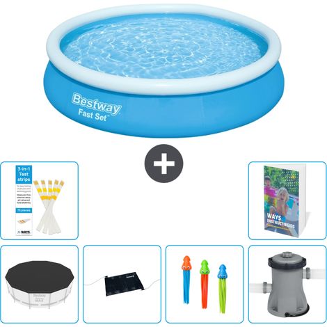 Bestway Piscina Bestway Fast Set Redonda - 366x76 cm - 7-piezas S37 (1/5)