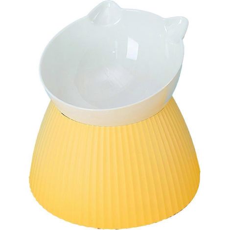Gamelles surélevées pour chats, gamelles inclinées anti-vomissements, gamelles pour chats protégeant la colonne vertébrale - Modèle 5 (1/5)