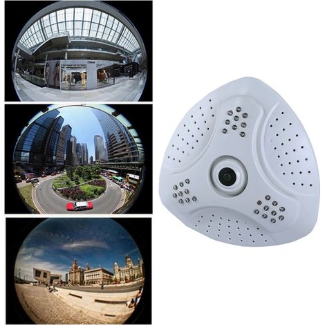 TrAdE Shop Traesio - Telecamera Panoramica Fish Eye 360° Gradi Digitale Ahd Led Grandangolo Soffitto - (1/5)