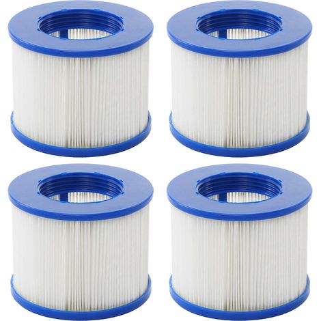 [NEUWERTIG] Wasserfilter für Whirlpool HHG-351, Ersatzfilter Filterkartusche Filterpatrone Lamellenfilter, Zubehör 4 Stück
