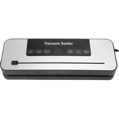 Machine to wrap under empty, 6 in 1, with display digital LED, count to countdown, program of welding, mode of sealing, rice, wet, dry for all type of food,contains 10 bags (1/5)