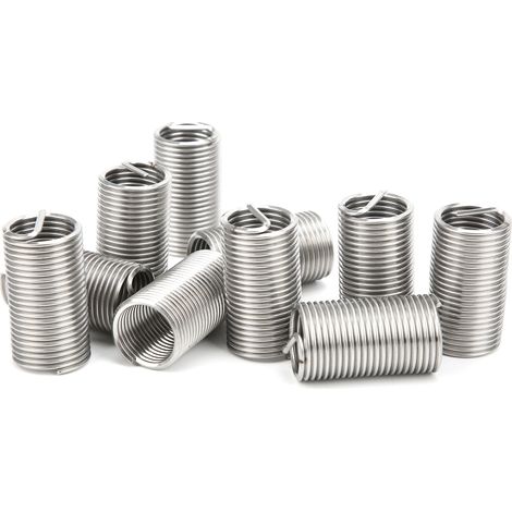 Lot de 10 Douilles Filetées M18x2x3D Manchon de Réparation pour Pas de Vis, Outil d'Insertion à Expansion (1/5)