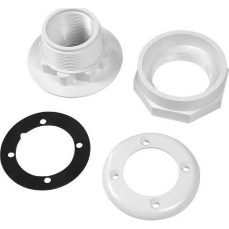 Prise balai pour piscine liner avec écrou - Blanc - SP1408E - Hayward