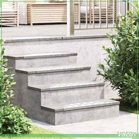 4104231 Nez de marche 15 pcs Argenté 60 x 18 x 2,5 cm Aluminium (1/5)