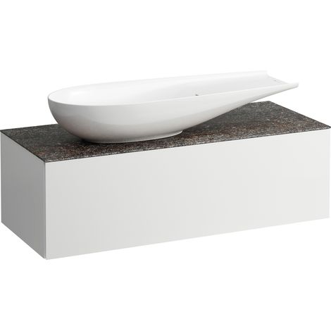 LAUFEN Il Bagno Alessi cajonera, 1 agujero para grifo, encimera