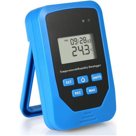 Enregistreur de température et d'humidité, thermohygromètre électronique Atelier, entrepôt industriel, laboratoire, chaîne du froid Mesure de la température du point de rosée (1/5)
