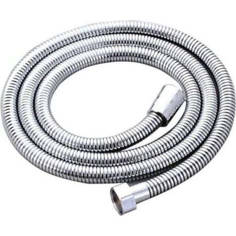 Flexible de Douche Universel - Tuyau de douche de 1,5 m (59 pouces) en acier inoxydable Anti-Torsion standard G1/2 tous les connecteurs en cuivre tuyau de douche de remplacement