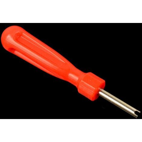 Valves de Pneu Outils de réparation de Tige de Pneu de Voiture dépose de Noyau de Valve de Pneu de Voiture clé de Chambre à air clé de vélo de Voiture Outil de Cycle de vélo Rouge (1/5)