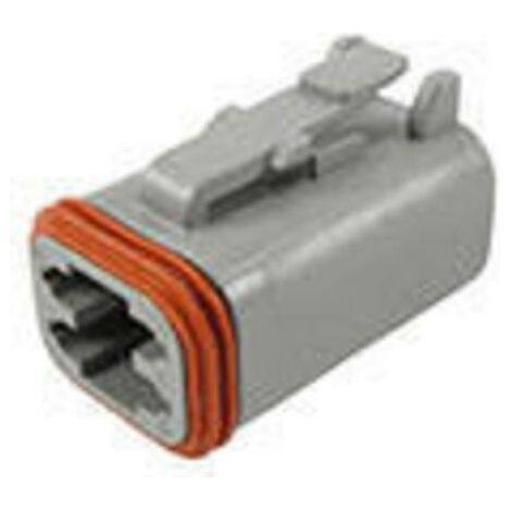 TE Connectivity DT06-4S-C015 Cosse cylindrique mâle femelle, droit Nombre total de pôles: 4 Série (connecteur rond): DT 1 pc(s) W501741 (1/3)