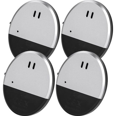 4PCS Alarme de fenêtre Ultra Fine de sécurité, alarmes de fenêtre avec Vibrations, Alarme d'alerte de fenêtre avec Support adhésif, 130 DB, pour la Maison, Le Bureau, Le dortoir (1/2)