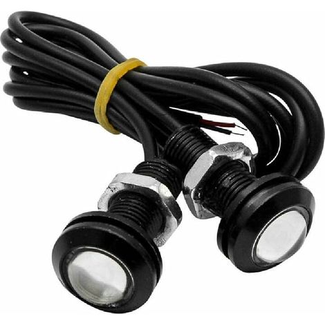Riloer 1 coppia di luci diurne rotonde 12V 9W (1/5)