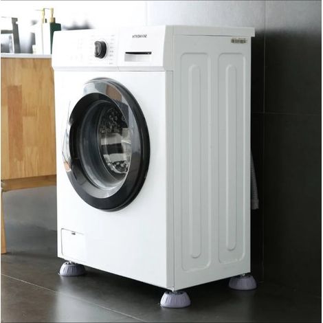 Patins antidérapants anti-vibrations pour machine à laver, pieds en caoutchouc, rehausseurs silencieux, supports et amortisseurs pour machine à laver et meubles (1/5)