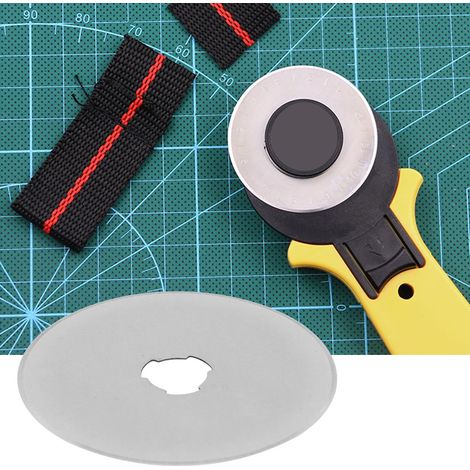 Kit de 10 lames de rechange rondes à rouleau pour couteau, accessoires pour outils à main rotatifs, 45 mm (1/5)