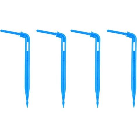 50 pcs Bend Arrow Dripper émetteur kit d'irrigation pour serre Jardin Fixations (1/5)