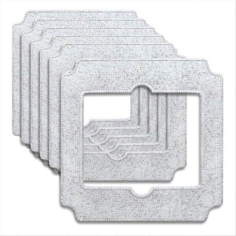 Lot de 6 lingettes de nettoyage pour robot nettoyeur de vitres ECOVACS WINBOT Mini, chiffon de nettoyage pour robot ECOVACS WINBOT