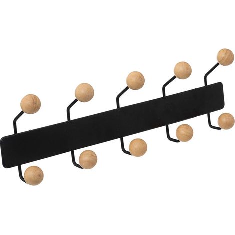 Percha metálica de madera de 10 cabezas - 5five