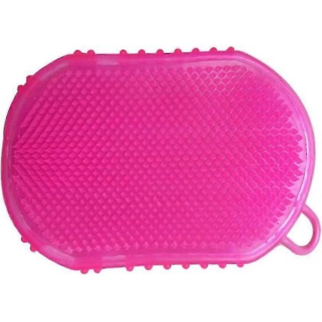 Brosse de massage en silicone pour le corps, pour la douche et le bain, gant de massage en silicone, couleur aléatoire (1/5)