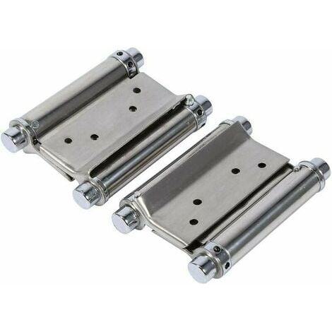 Pcs Door Hinges 3ih Double Action Spring Hinges Stainless Steel Door Hinges for Interior Doors Bar Cafe (1/5)