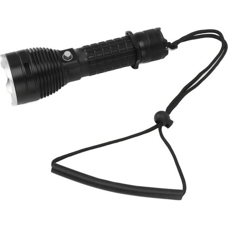 Lampe de plongée 3200 lm, 3 modes d'éclairage, lampe torche LED professionnelle étanche conforme à la norme IPX8, lampe de plongée (1/5)